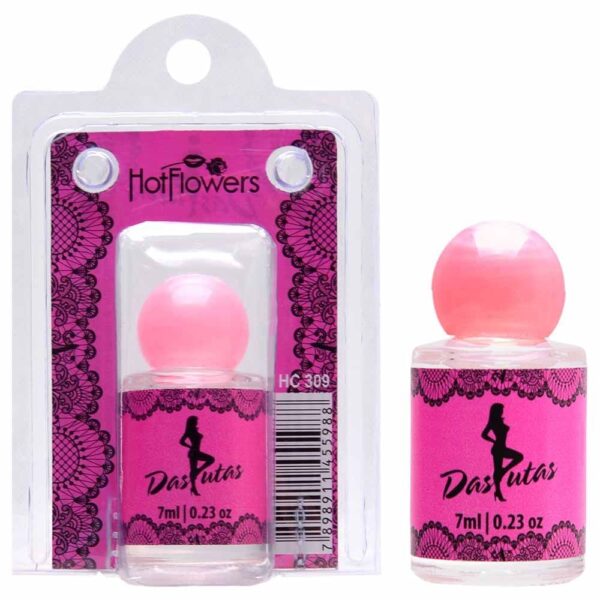 Perfume Das Putas Afrodisíaco Feminino 7Ml Hot Flowers