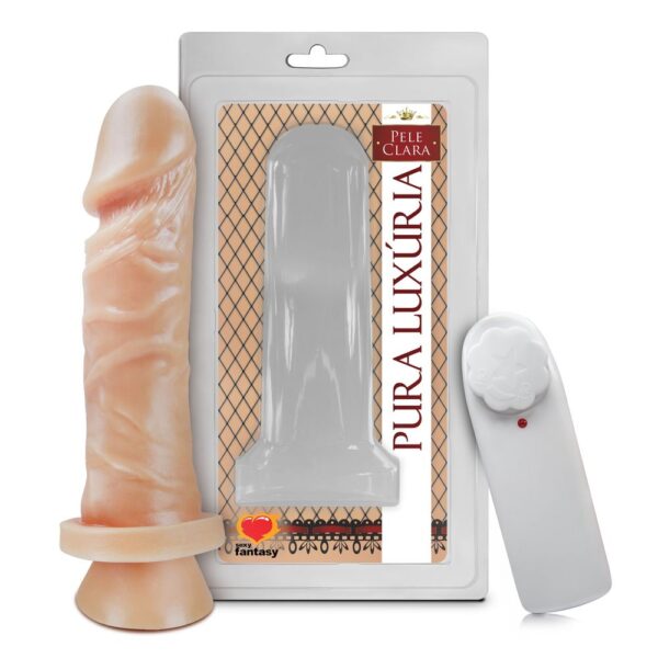 Prótese Vibrador Externo Ventosa 15,3 X 3,5cm Sexy Fantasy