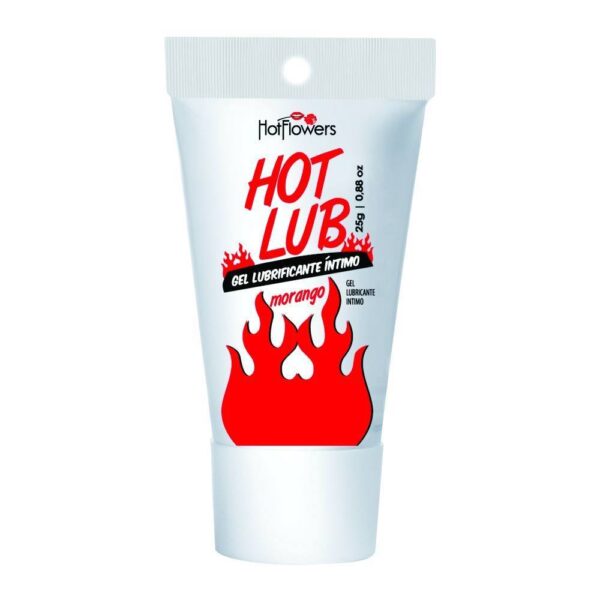 Hot Lub Gel Deslizante Beijável 25G Hot Flowers