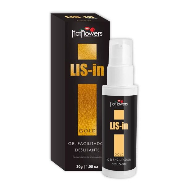 Lis-In Gold Gel Anal Facilitador 30G Hot Flowers