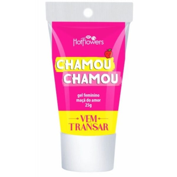 Chamou Chamou Gel Excitante Feminino Vem Transar 25G Hot Flowers