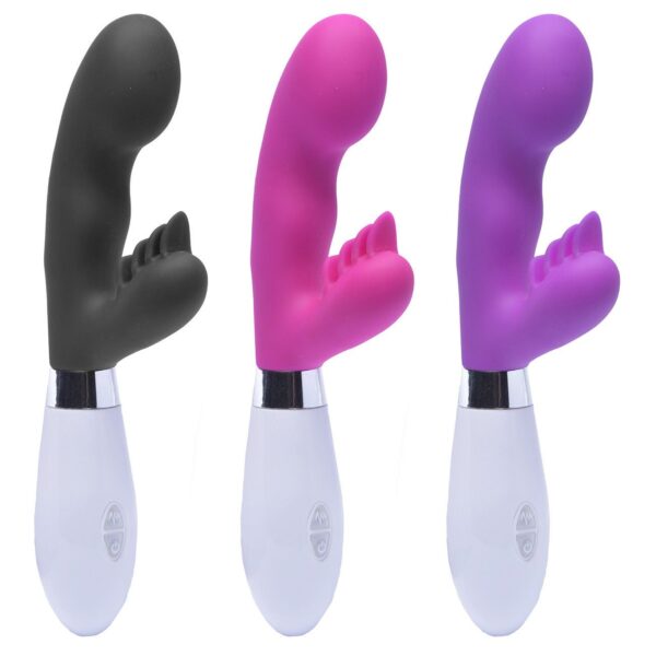 Vibrador Ponto G Com Estimulador De Clitoris Aron