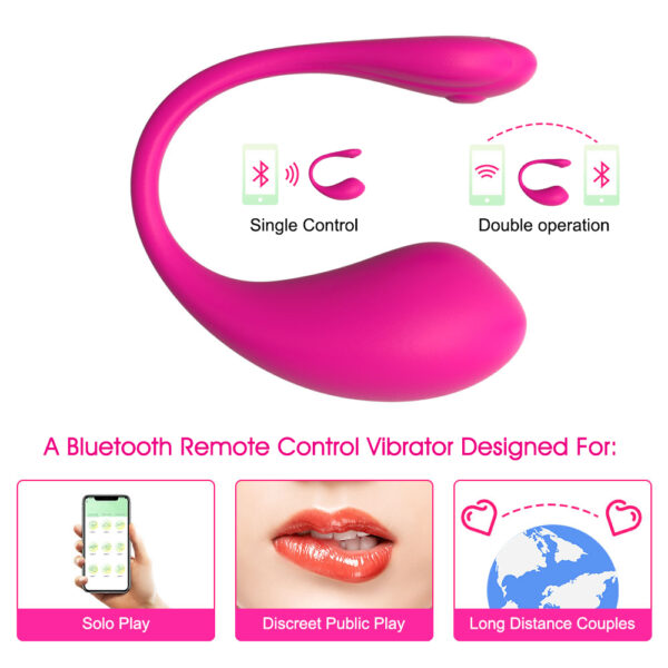 Vibrador Bluetooth Ponto G Com Controle Remoto