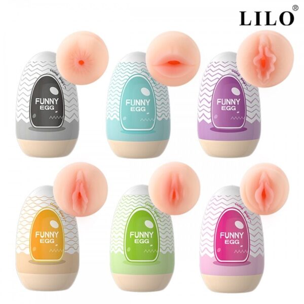 Funny Egg Masturbador Cyberskin Lilo