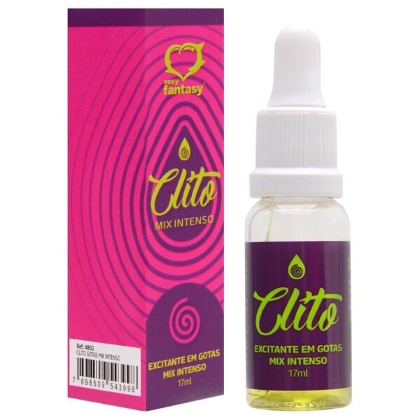 Clito Excitante Em Gotas Mix Intenso 17Ml Sexy Fantasy