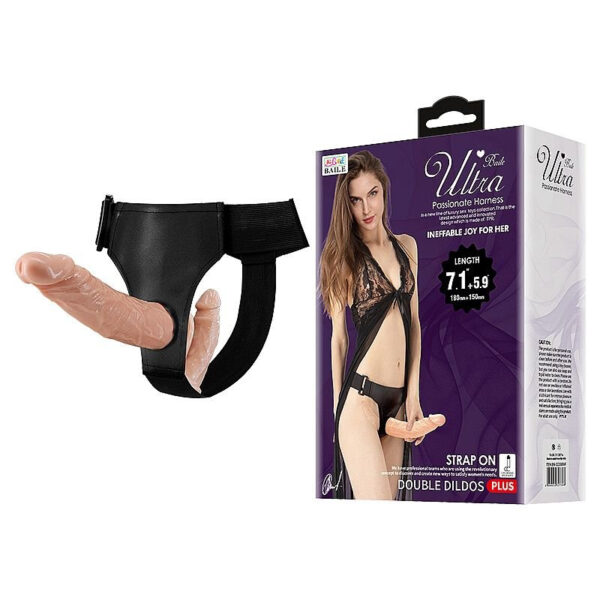 Cinta Peniana Com Plug Vaginal Vibe Toys