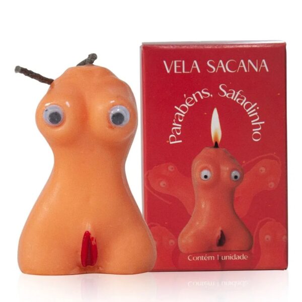 Vela Sacana Parabéns Safadinho Vagina Kgel