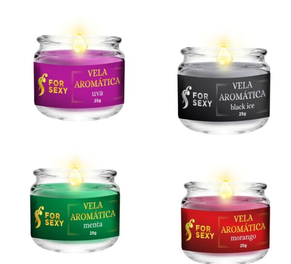 Vela Aromática Massagem Beijável 25G For Sexy