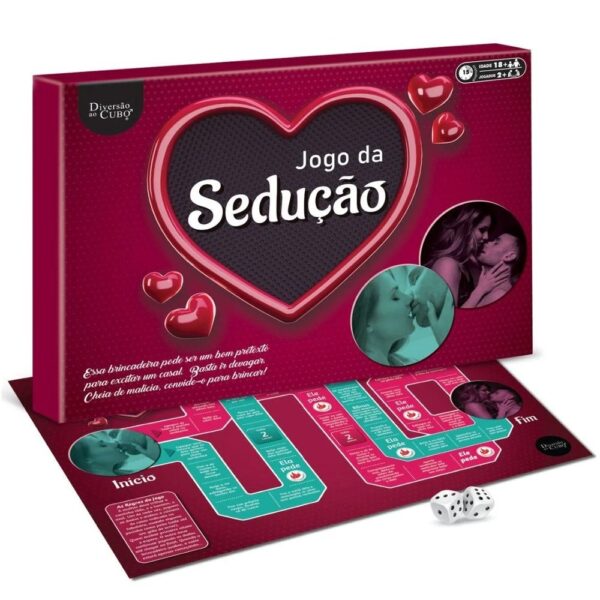 Jogo Da Sedução Tabuleiro Diversão Ao Cubo