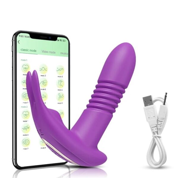 Vibrador Rabbit Com Controle a Distancia Pelo o Celular