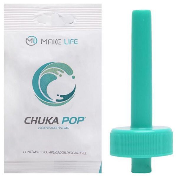 Chuka Pop Higienizador Anal Bico Aplicador Makelife