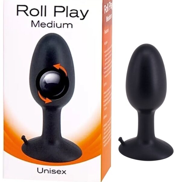 Plug Anal Roll Play Medium Com Bola Interna