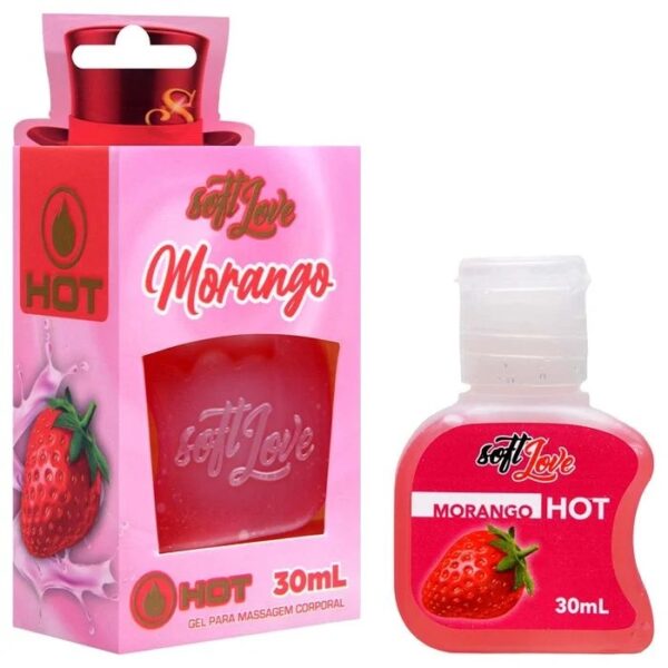 Gel Hot Comestível Que Esquenta 30Ml Soft Love