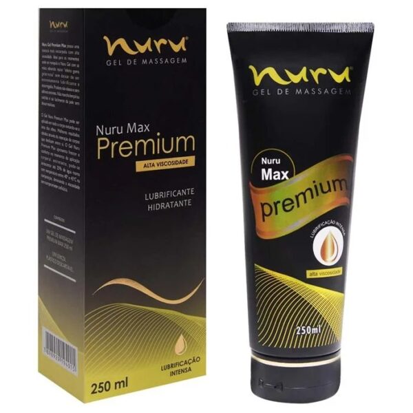 Nuru Max Premium Gel de Massagem Com Alta Viscosidade 250Ml