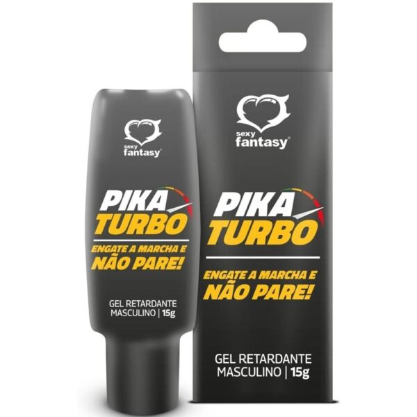 Pika Turbo Gel Retardante Masculino 15G Sexy Fantasy