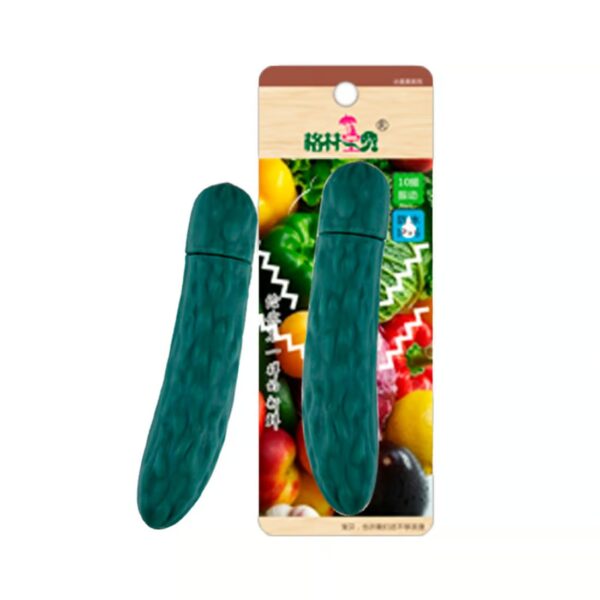 Mini Vibrador em Formato de Pepino com 1 Modo de Vibração