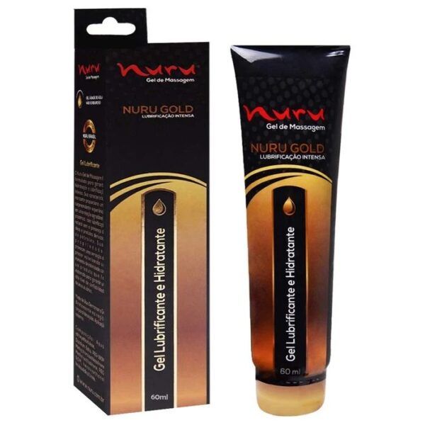 Nuru Gold Gel de Massagem Lubrificante e Hidratante 60ml Nuru