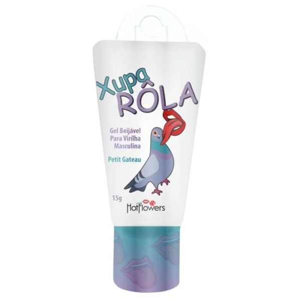 Xupa Rola Gel Beijável Masculino 15G Hot Flowers