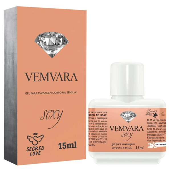 Vemvara Lubrificante Hot Ice 15Ml Segred Love