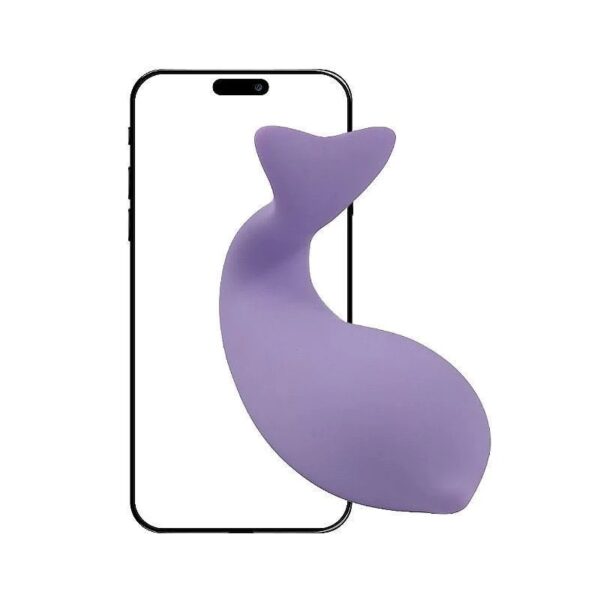 Vibrador Ponto G Golfinho APP Invisible Wearable 10 Vibrações