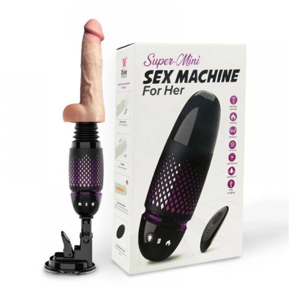 Pênis Vibrador Sex Machine Metralhadora Vai e Vem