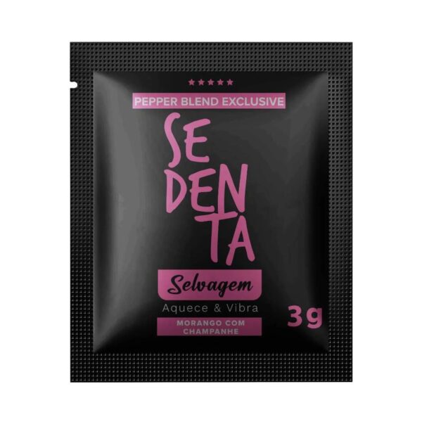 Gel Comestível Sedenta Selvagem Sachê 3g Pepper Blend