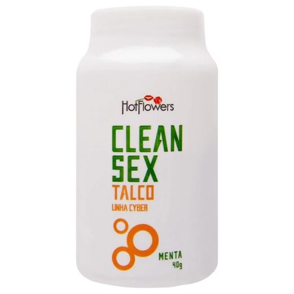 Clean Sex Talco Linha Cyber 40G Hot Flowers