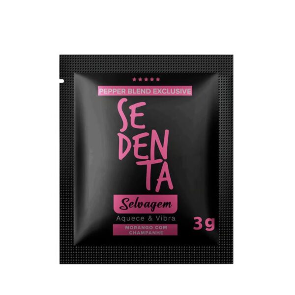 Sedenta Selvagem Excitante Aquece E Vibra Sachê 3G Pepper Blend