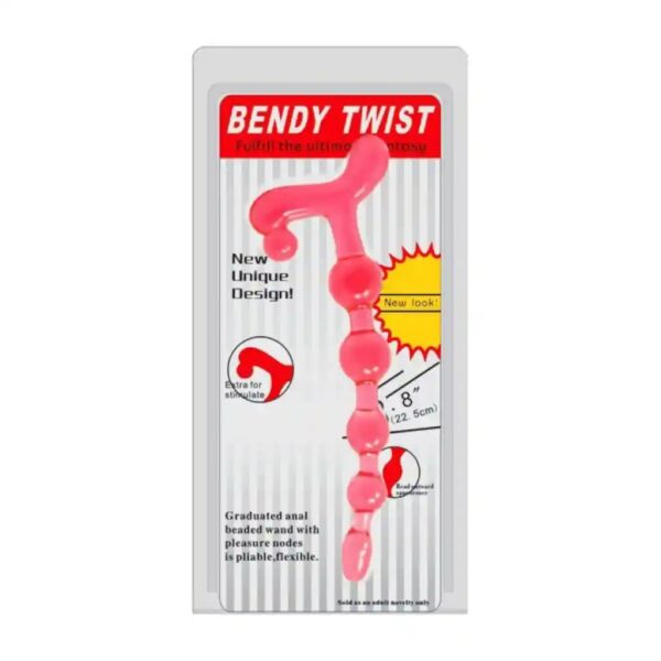 Bendy Twist Cordão Tailandês com Bolinhas de Tamanhos Variados e Alça - Imagem 9