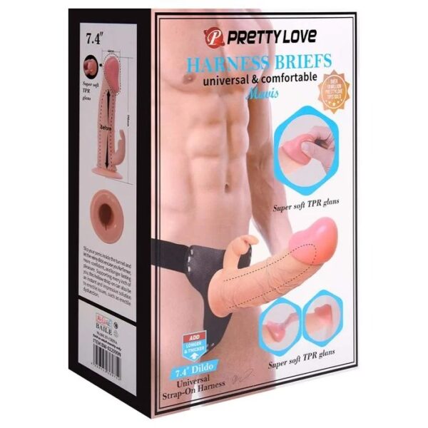 Cinta Peniana Strap-On Harness Pretty Love - Imagem 8