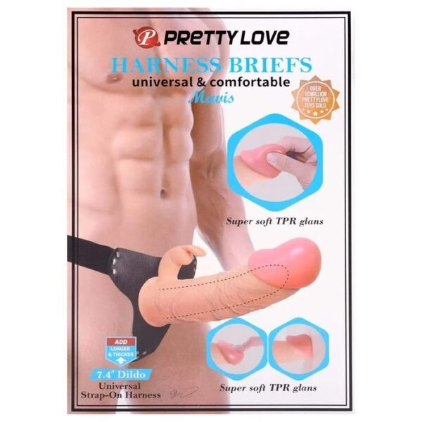 Cinta Peniana Strap-On Harness Pretty Love - Imagem 7