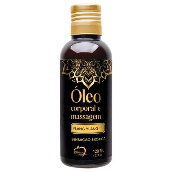 Óleo Corporal Para Massagem 120Ml Sensual Love - Imagem 7
