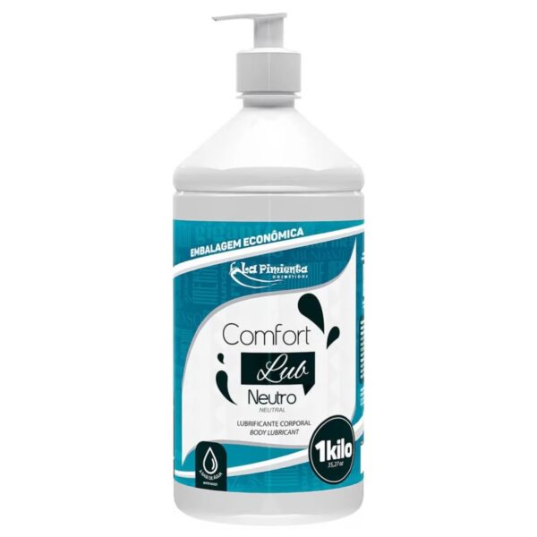 Comfort Lub Lubrificante Neutro À Base De Água 1Kg La Pimienta - Imagem 2