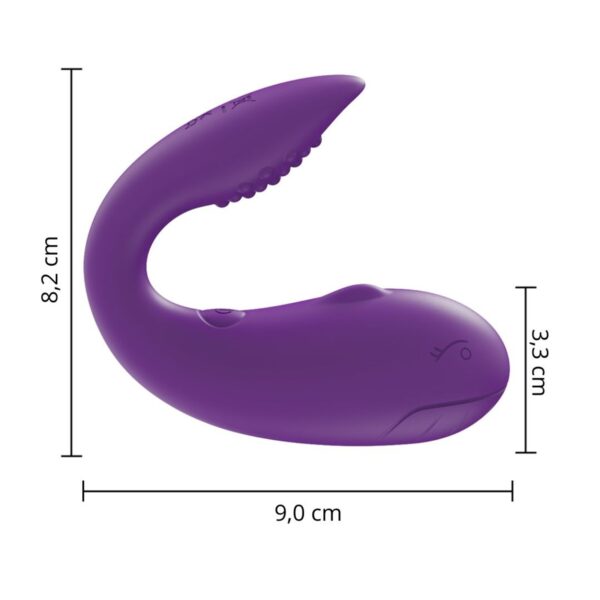 Vibrador Whale 10 Modos De Vibração Com Aplicativo De Longa Distância - Imagem 7