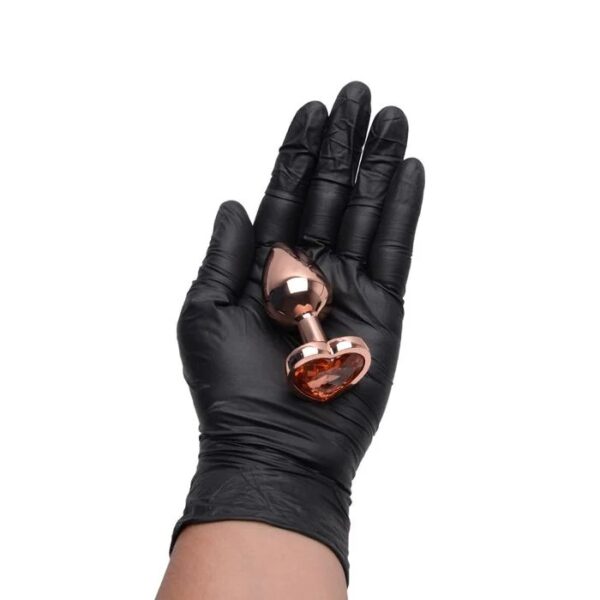 Plug Anal Coração Laranja 7 X 2,8Cm - Imagem 7