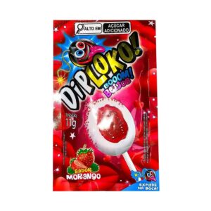 Dip Loko Booom! Beijos Pirulito 11g Danilla Foods