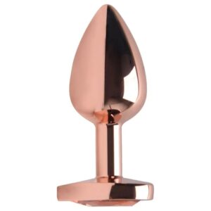 Plug Anal Coração Laranja 7 X 2,8Cm