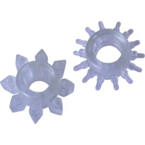 Anel Estimulador com Saliência Transparente Hot Flowers