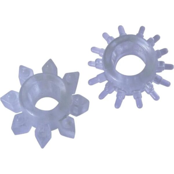 Anel Estimulador com Saliência Transparente Hot Flowers