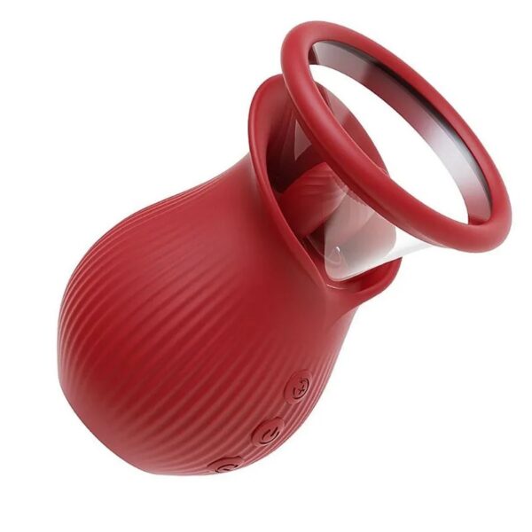Scarlet Vibrador Sugador de Clitóris Formato de Rosa Multivelocidade - Imagem 8
