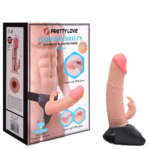 Cinta Peniana Strap-On Harness Pretty Love - Imagem 3
