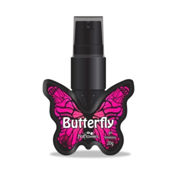Butterfly Gel Vibrador Feminino 20G Hot Flowers