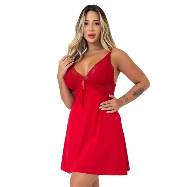 Camisola Rubi em Romantic com Detalhes em Renda Patitex 889 - Imagem 5