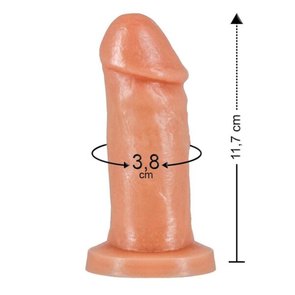 Prótese Garanhão Maciça 11,7 X 3,8Cm Prazer & Cia - Imagem 4
