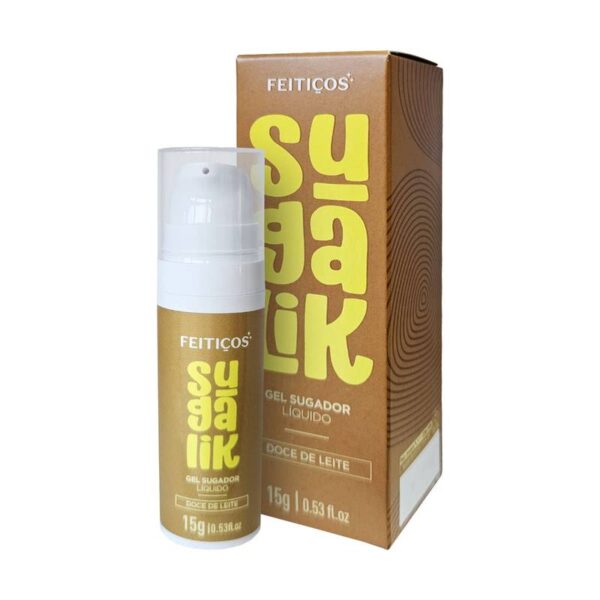 Sugalik Gel Sugador Líquido Beijável Com Pulsação 15G Feitiços - Imagem 6