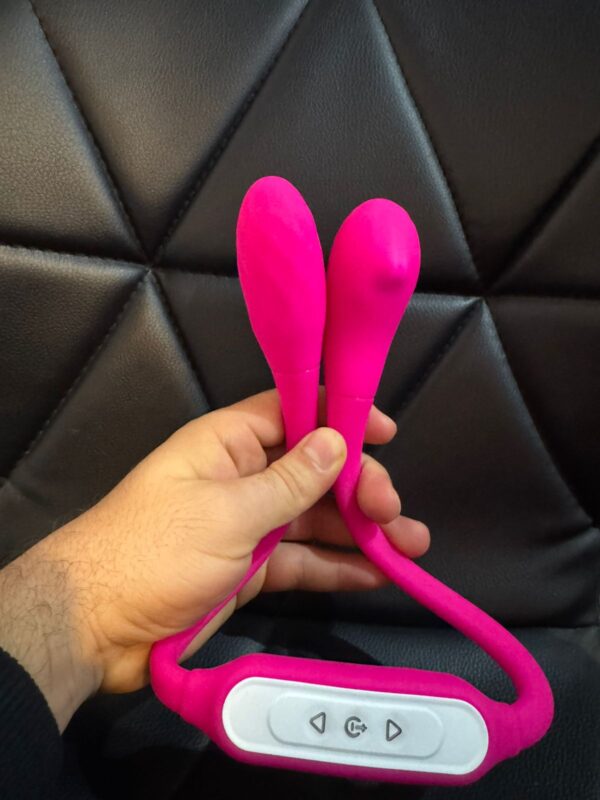 Vibrador Duplo Flexível  Unissex 12 Vibrações S-Hande  YSFG221 - Imagem 3