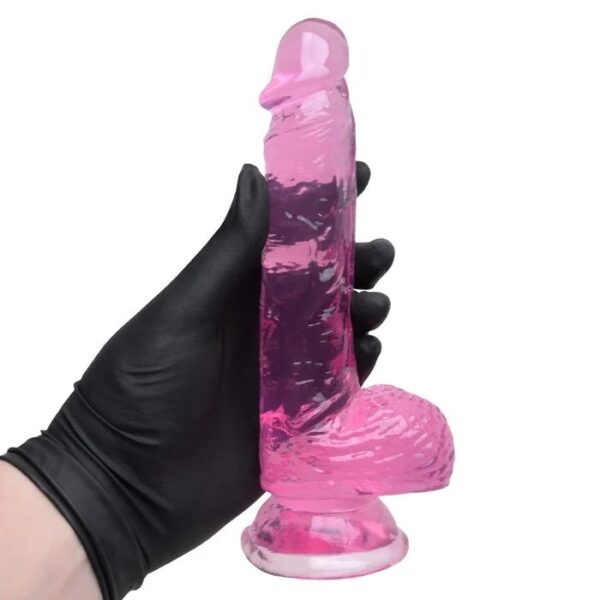 Pênis Escroto Transparente 20,5 X 3,8Cm Sexy Import - Imagem 6