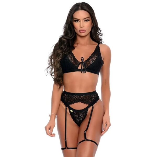 Conjunto Emily Sem Bojo com Cinta Liga Patitex 846