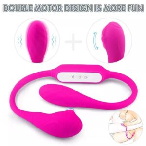 Vibrador Duplo Flexível  Unissex 12 Vibrações S-Hande  YSFG221