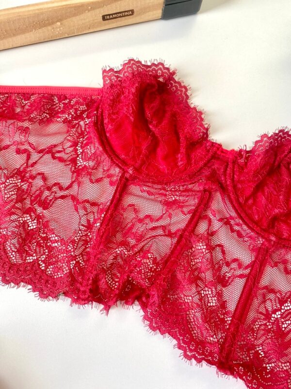 Conjunto Corset Virgínia chantilly - Imagem 9